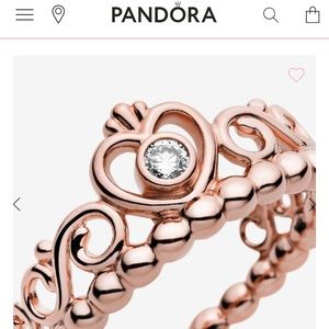 Pandora Tiara Crown Ring